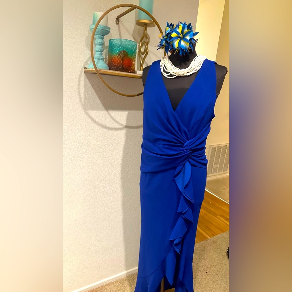 Blue Elegant Cocktail dress